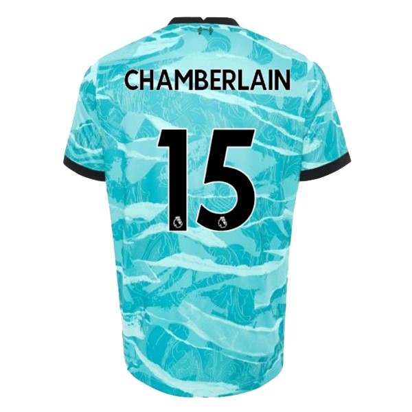 Camiseta Liverpool NO.15 Chamberlain Segunda Equipación 2020-2021 Azul